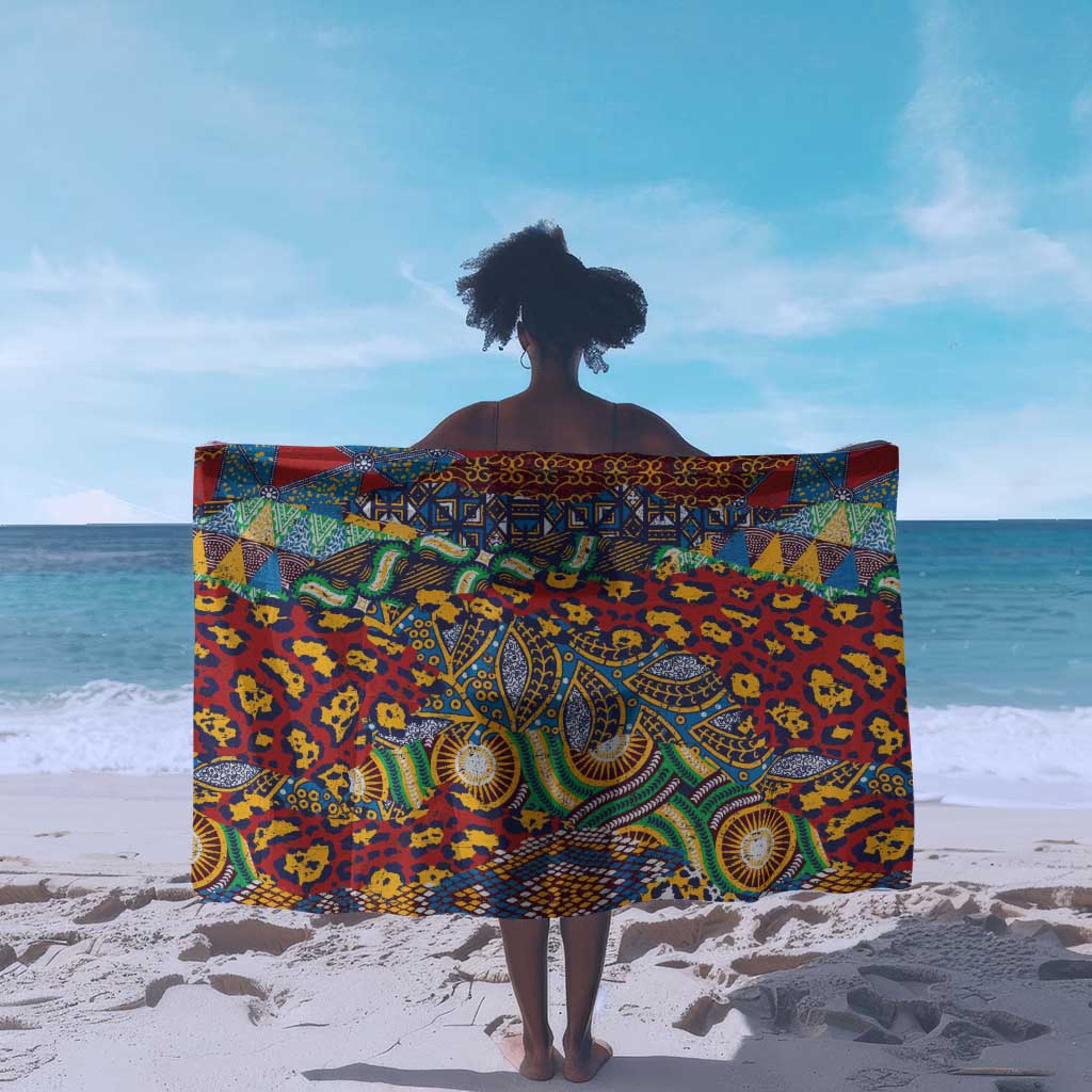 Traditional African Animal Skins Pattern Sarong LT9