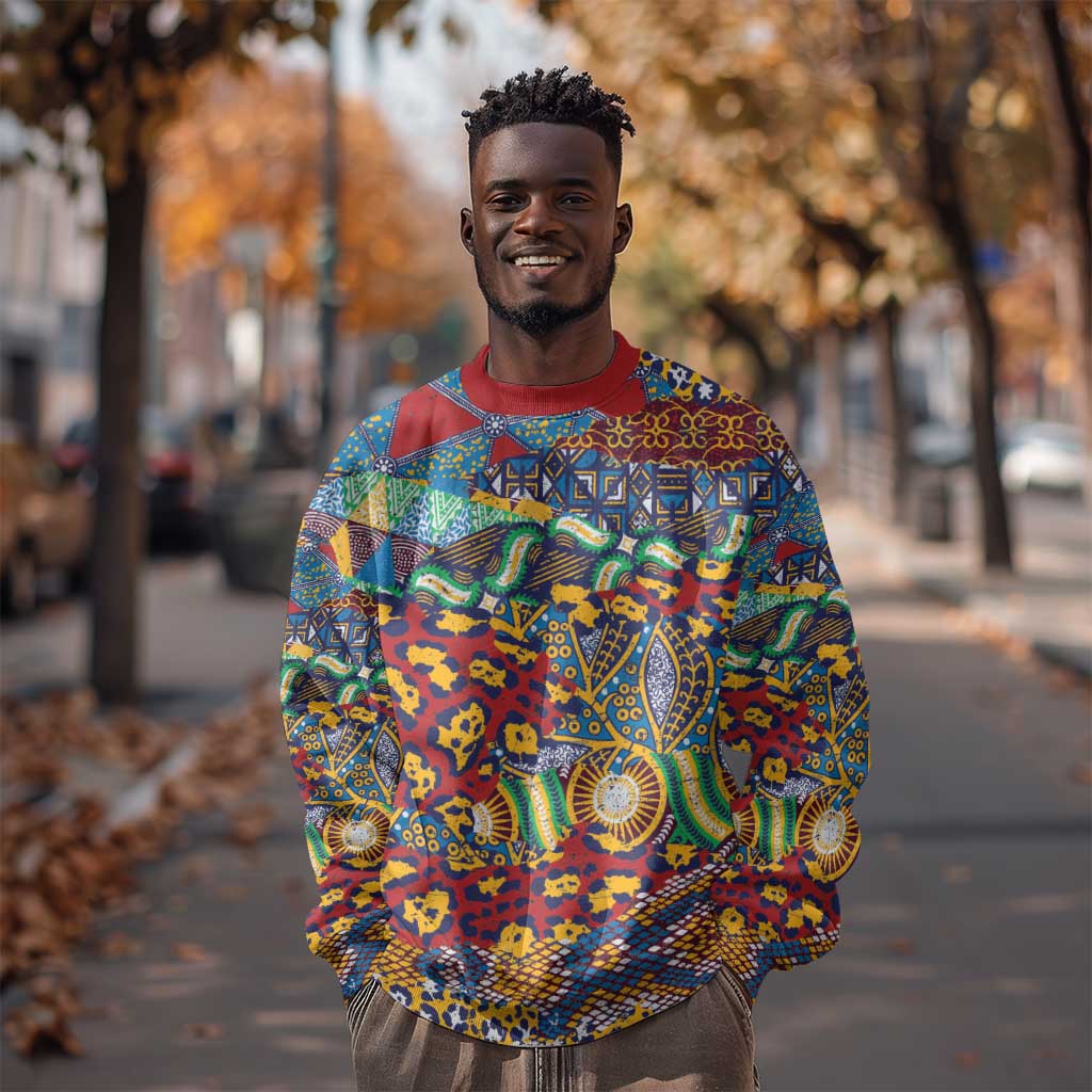 Traditional African Animal Skins Pattern Sweatshirt LT9