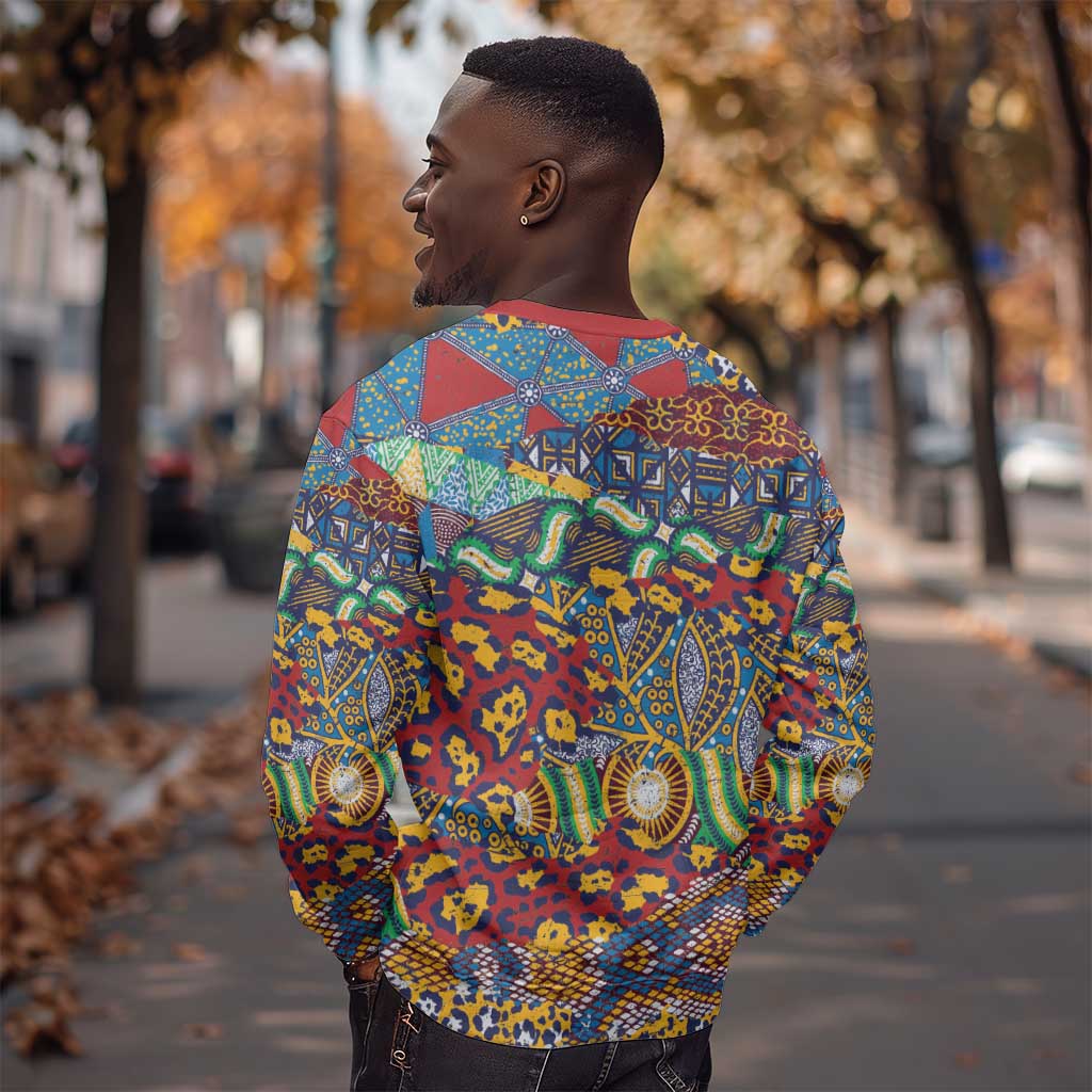 Traditional African Animal Skins Pattern Sweatshirt LT9