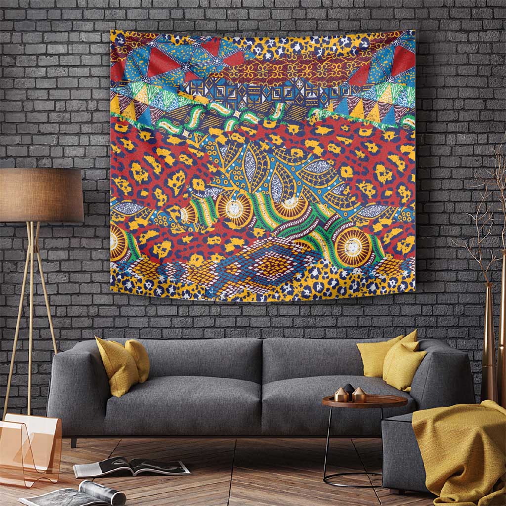 Traditional African Animal Skins Pattern Tapestry LT9