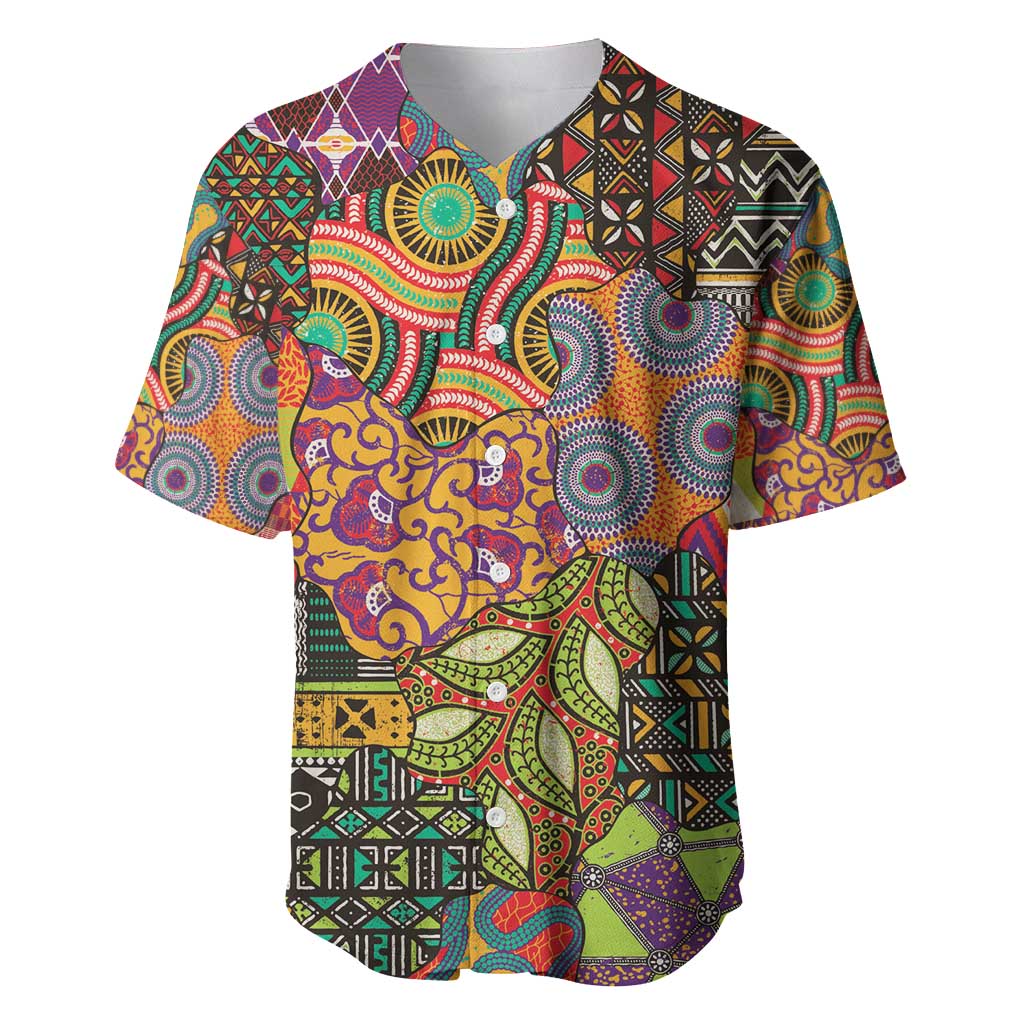 Traditional Ethnic African Vintage Motifs Baseball Jersey LT9