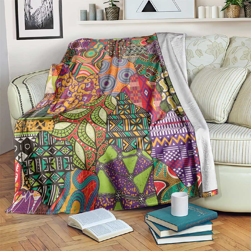 Traditional Ethnic African Vintage Motifs Blanket LT9