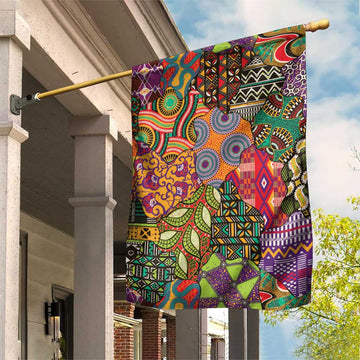 Traditional Ethnic African Vintage Motifs Garden Flag LT9