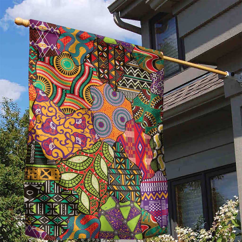 Traditional Ethnic African Vintage Motifs Garden Flag LT9