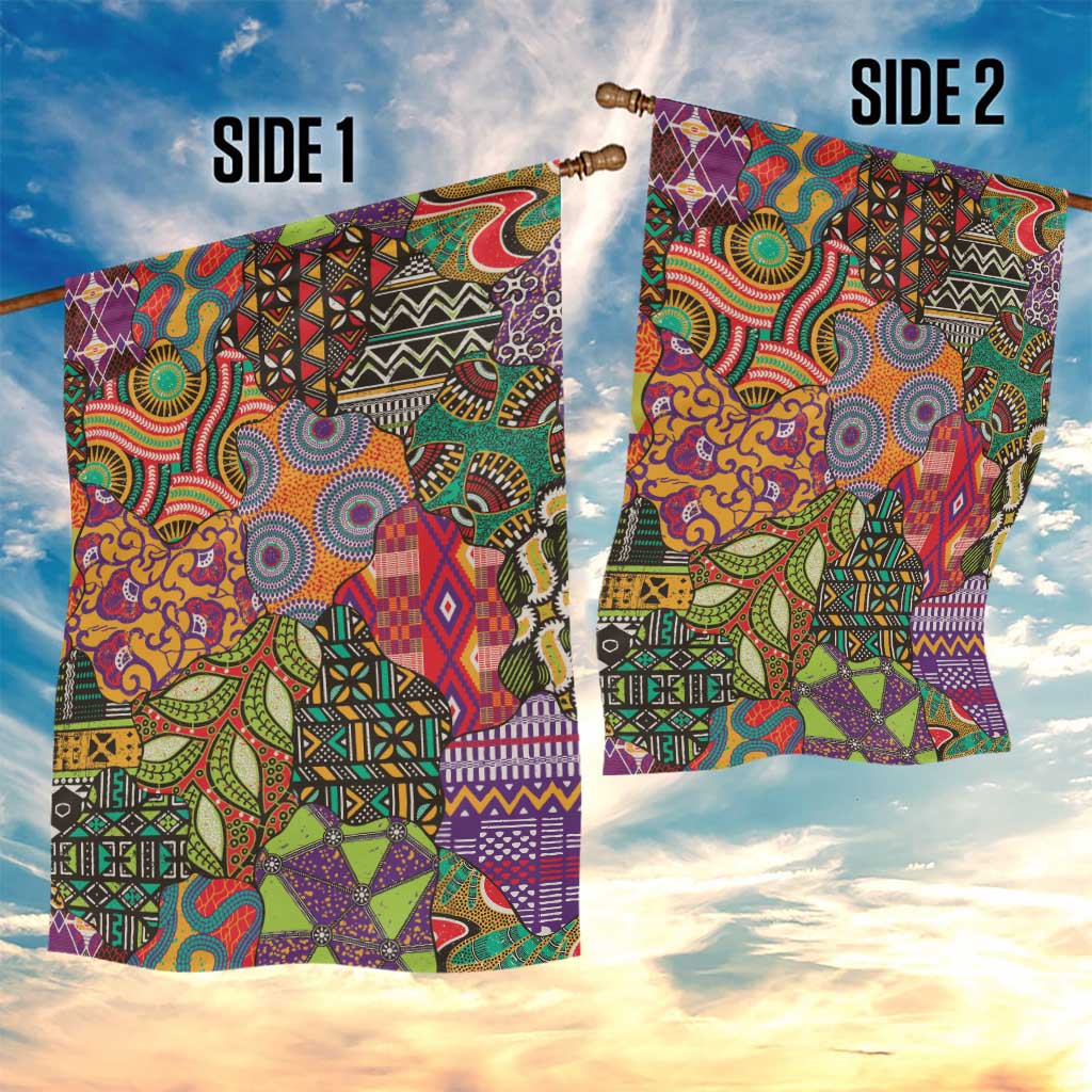 Traditional Ethnic African Vintage Motifs Garden Flag LT9