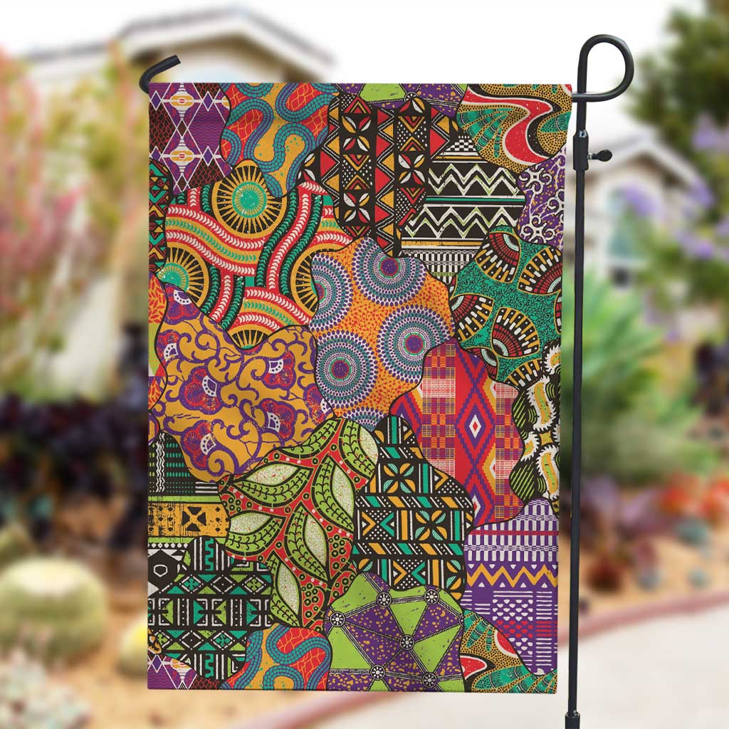 Traditional Ethnic African Vintage Motifs Garden Flag LT9