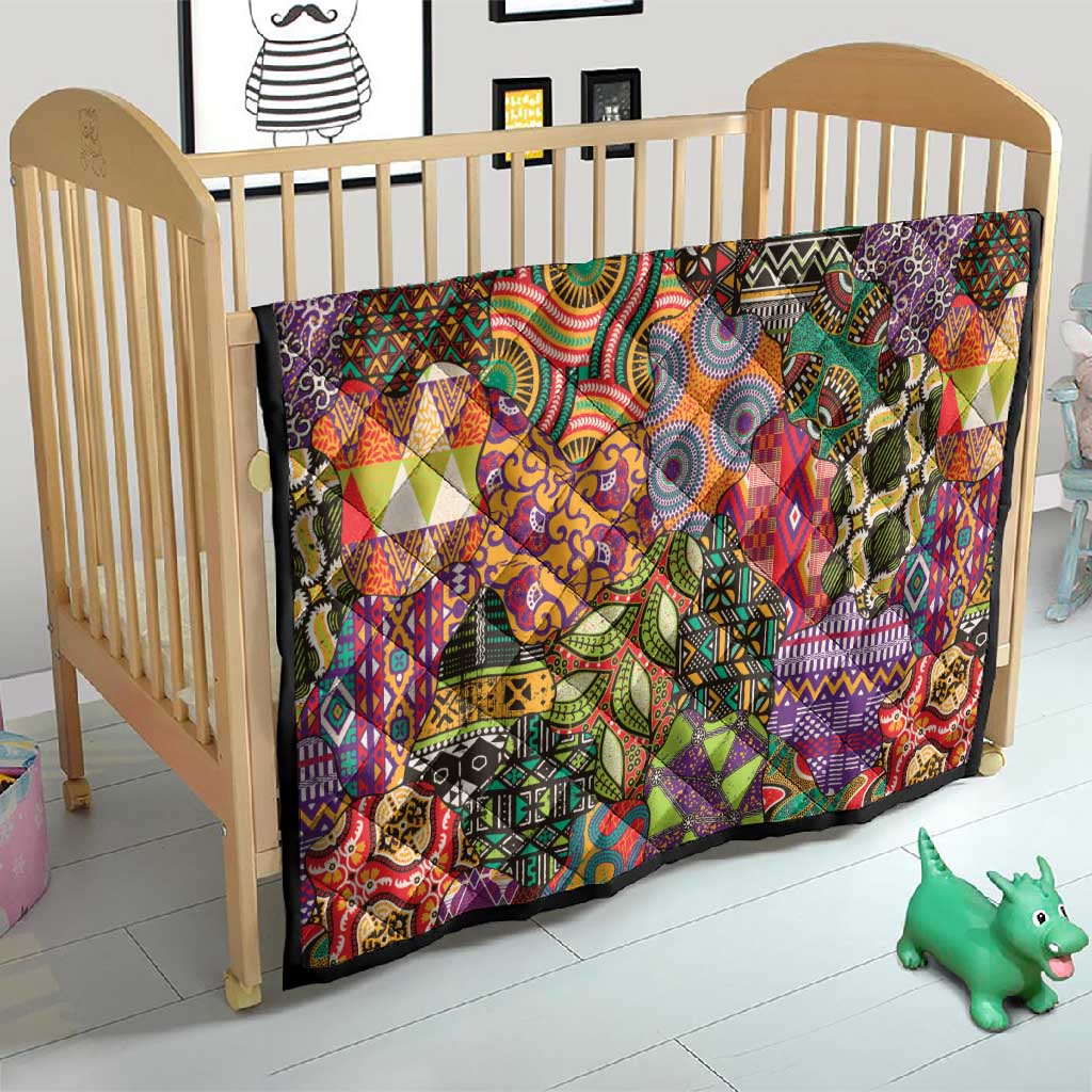 Traditional Ethnic African Vintage Motifs Quilt LT9
