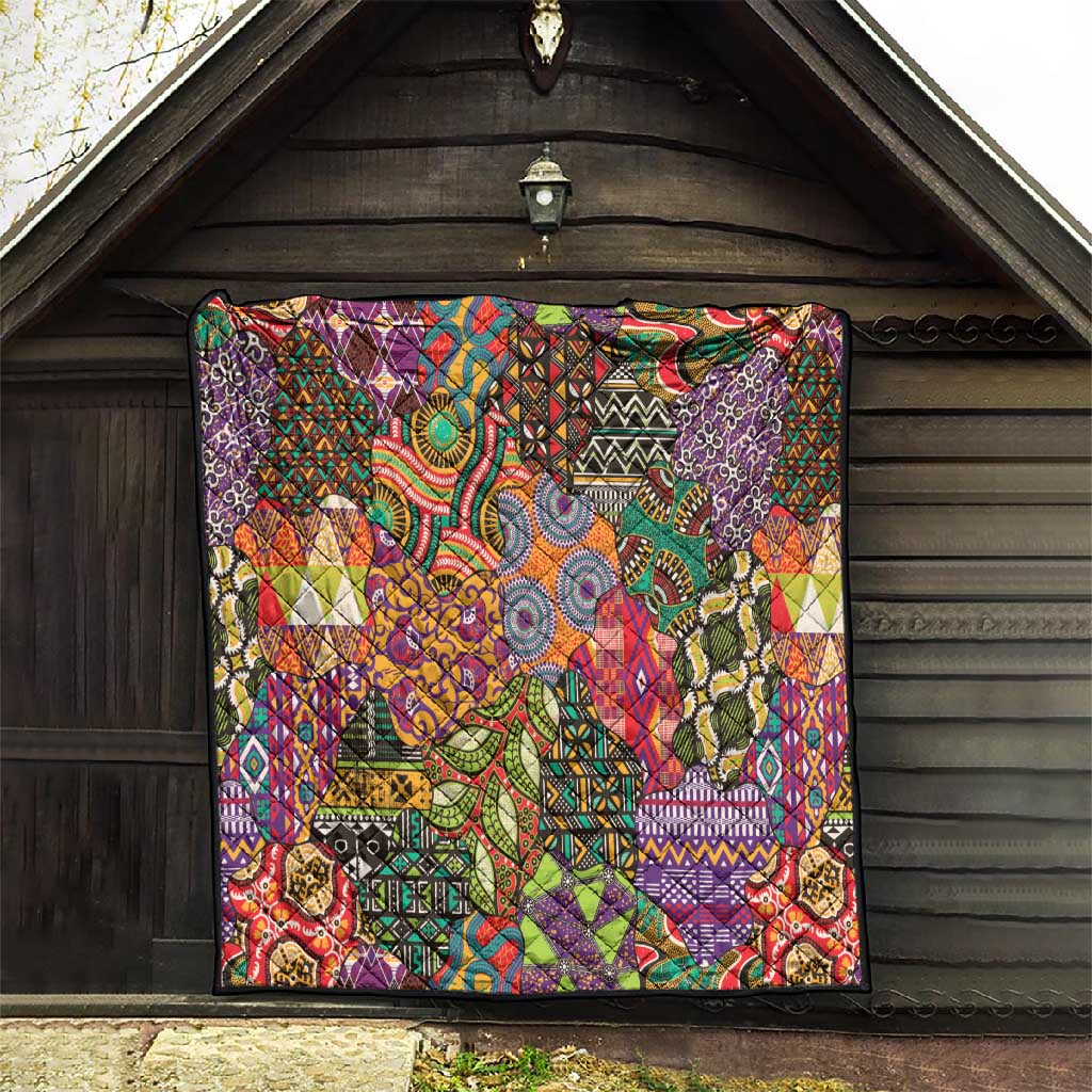 Traditional Ethnic African Vintage Motifs Quilt LT9