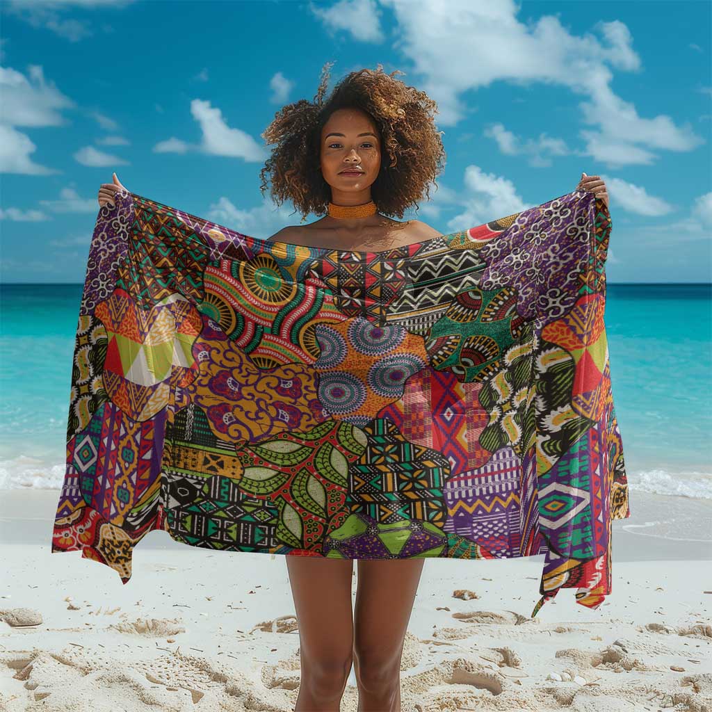 Traditional Ethnic African Vintage Motifs Sarong LT9