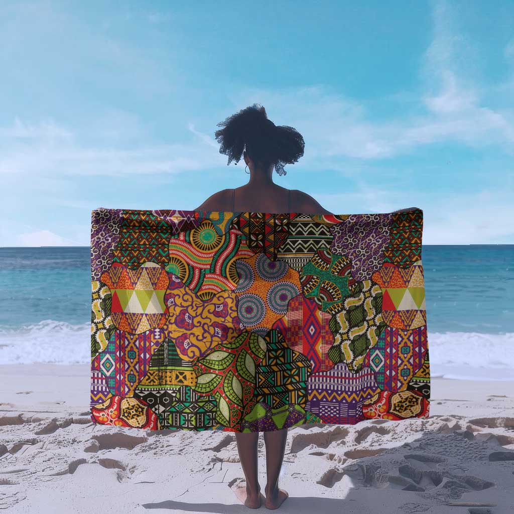 Traditional Ethnic African Vintage Motifs Sarong LT9