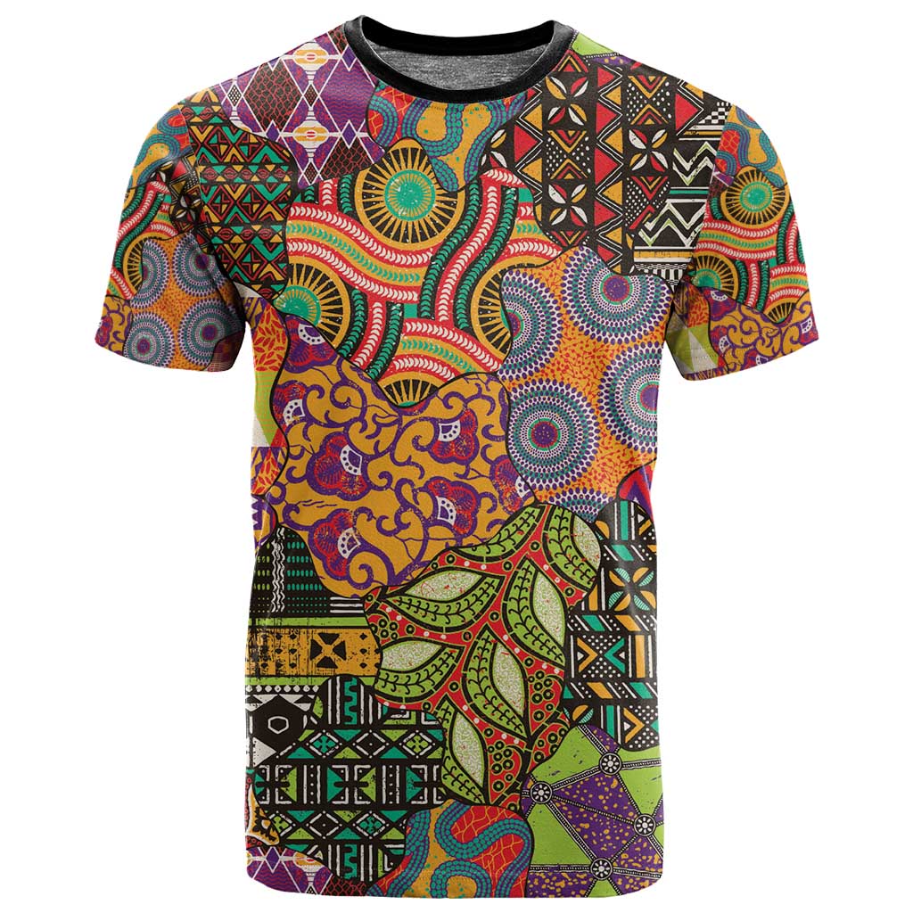 Traditional Ethnic African Vintage Motifs T shirt LT9