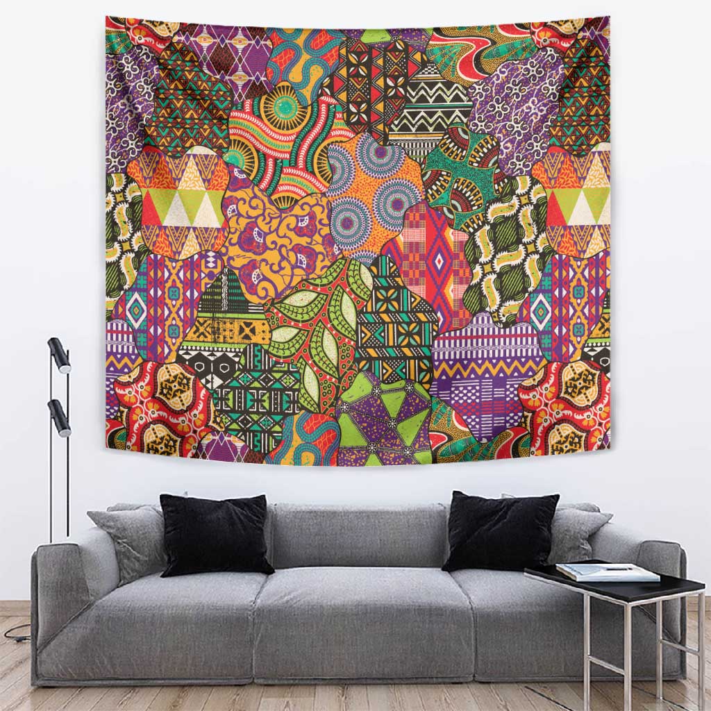 Traditional Ethnic African Vintage Motifs Tapestry LT9
