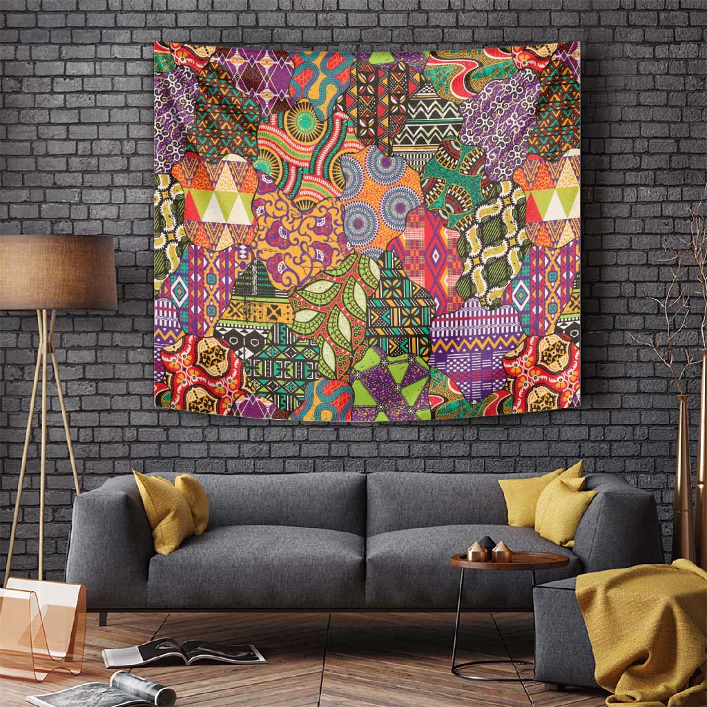 Traditional Ethnic African Vintage Motifs Tapestry LT9