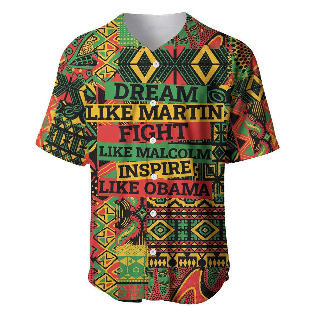 Black History Black Month Dream Like Baseball Jersey LT9