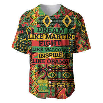 Black History Black Month Dream Like Baseball Jersey LT9