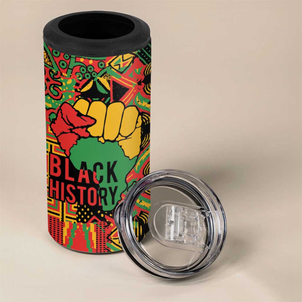 Black History Black Month Dream Like 4 in 1 Can Cooler Tumbler LT9