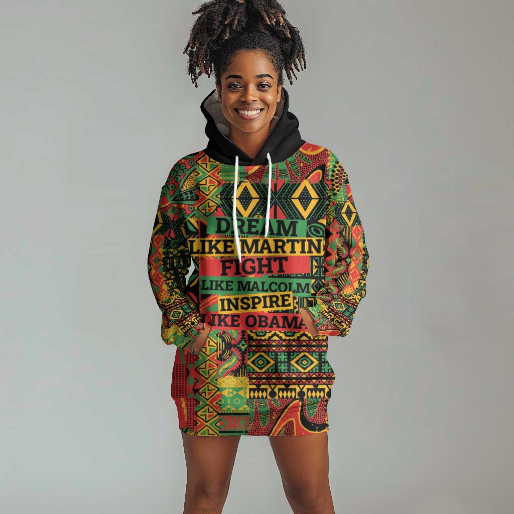 Black History Black Month Dream Like Hoodie Dress LT9