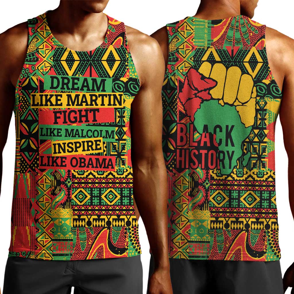 Black History Black Month Dream Like Men Tank Top LT9