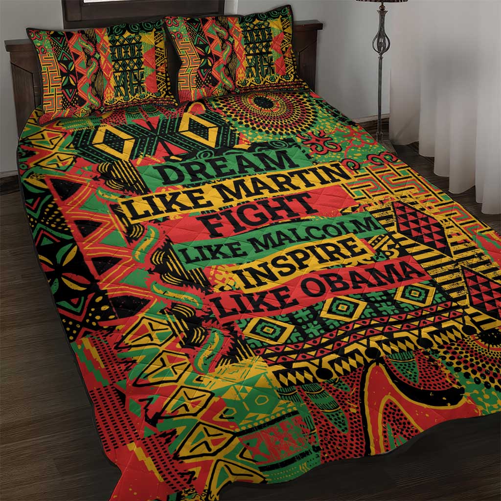 Black History Black Month Dream Like Quilt Bed Set LT9