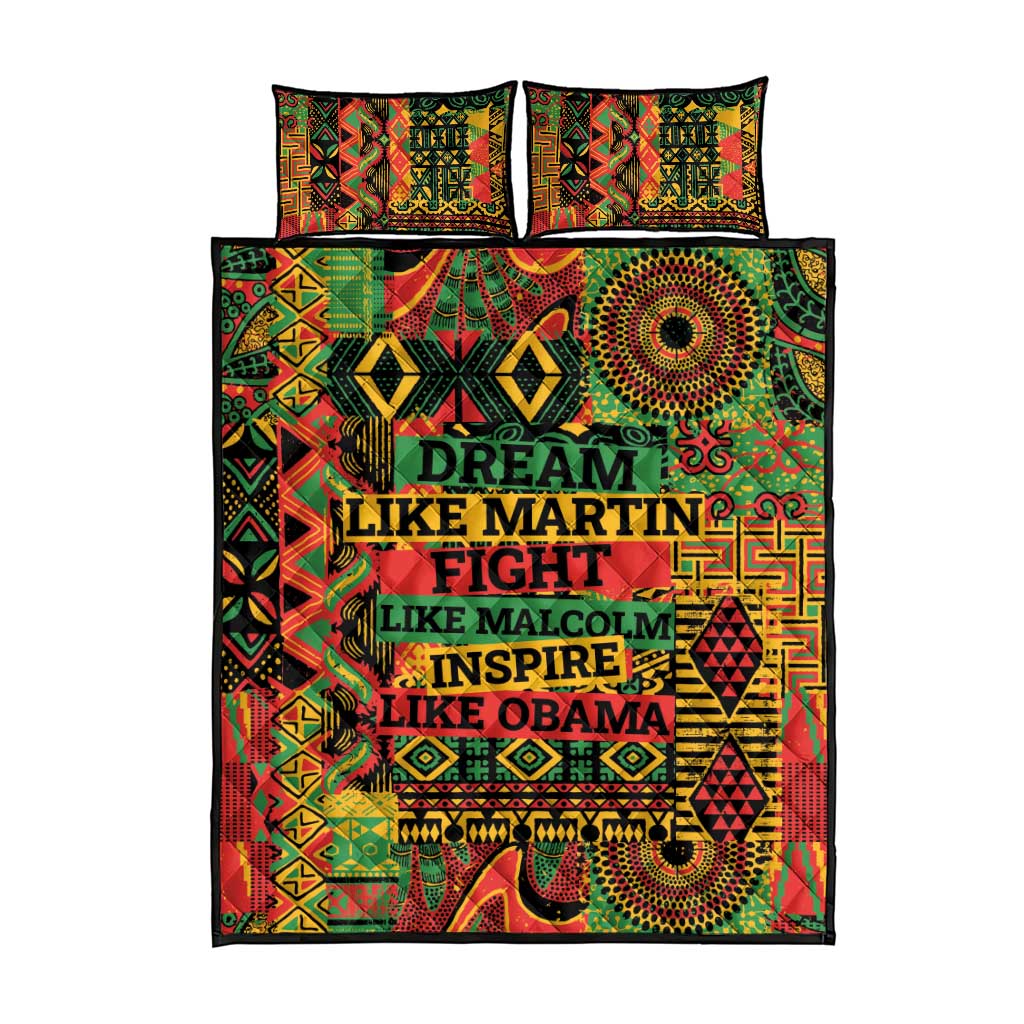 Black History Black Month Dream Like Quilt Bed Set LT9
