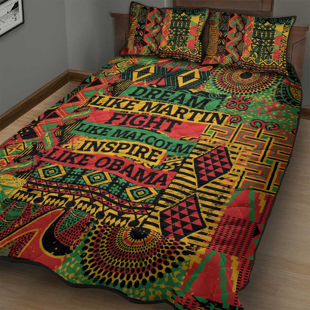 Black History Black Month Dream Like Quilt Bed Set LT9