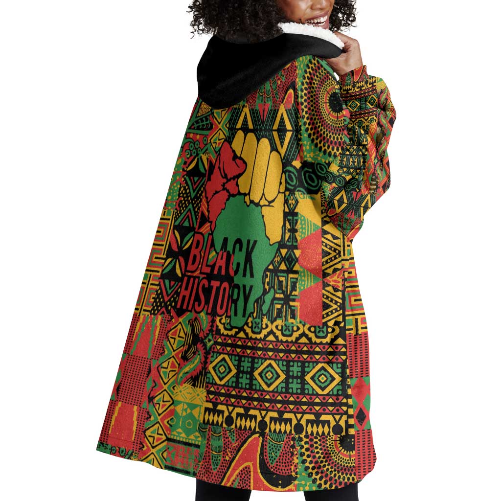Black History Black Month Dream Like Wearable Blanket Hoodie LT9
