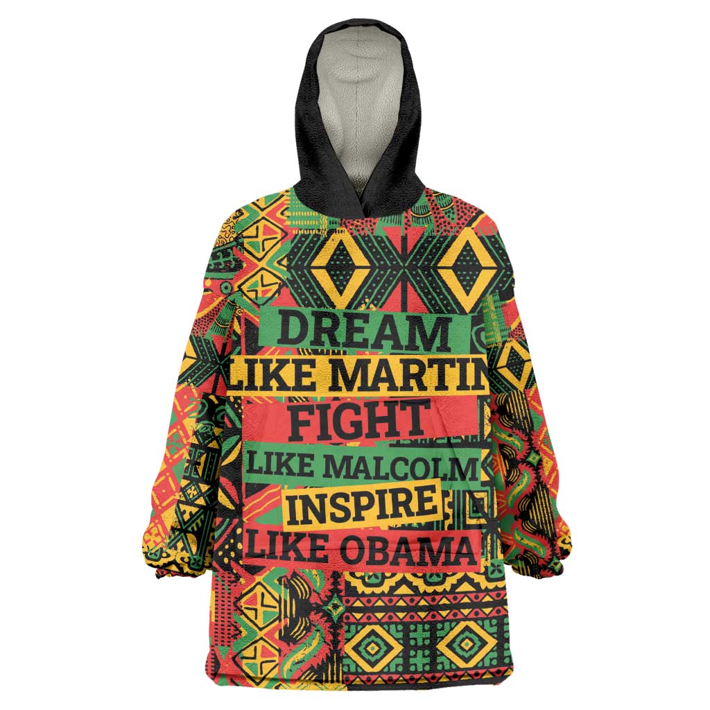 Black History Black Month Dream Like Wearable Blanket Hoodie LT9