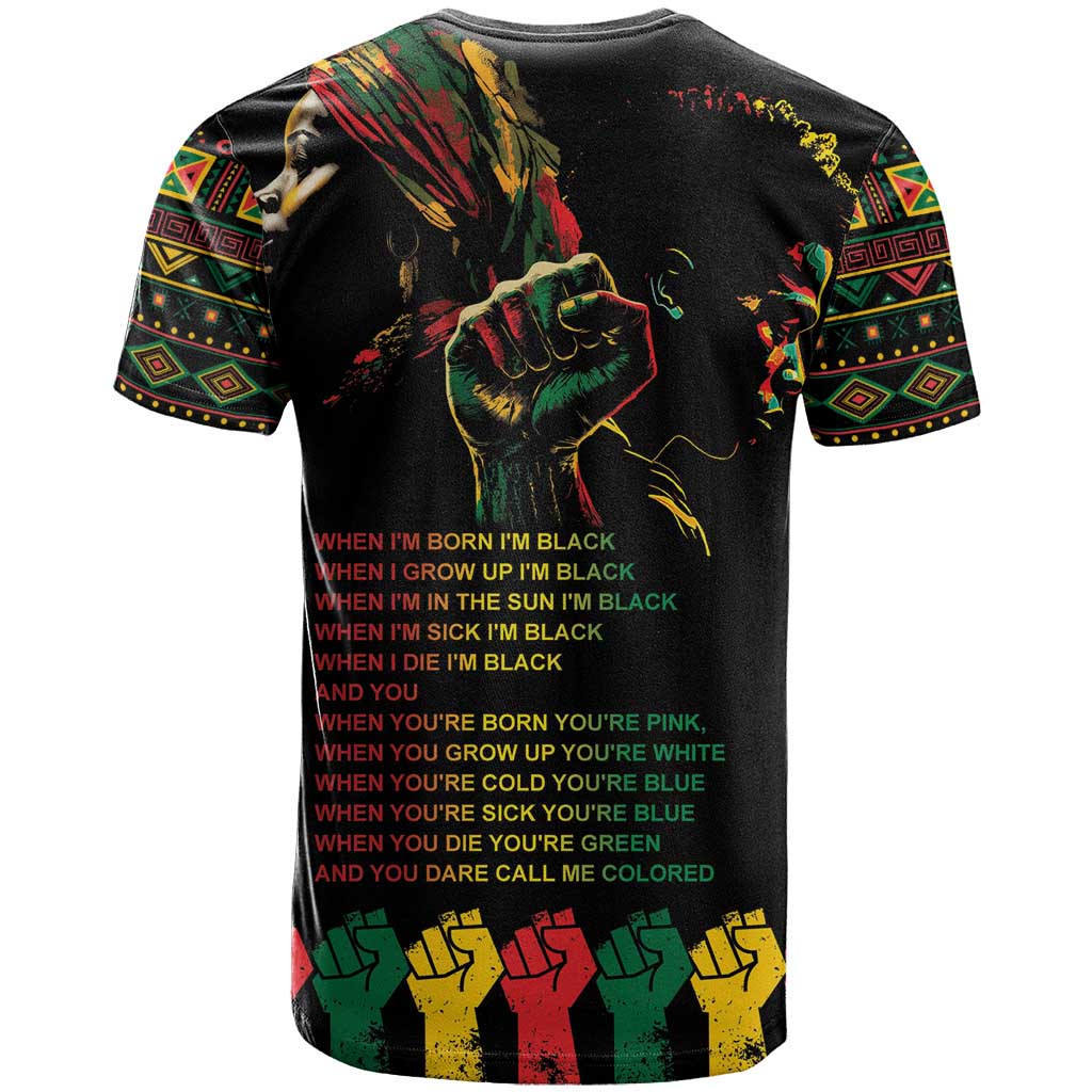 When I'm Born I'm Black T shirt Black History Black Month LT9