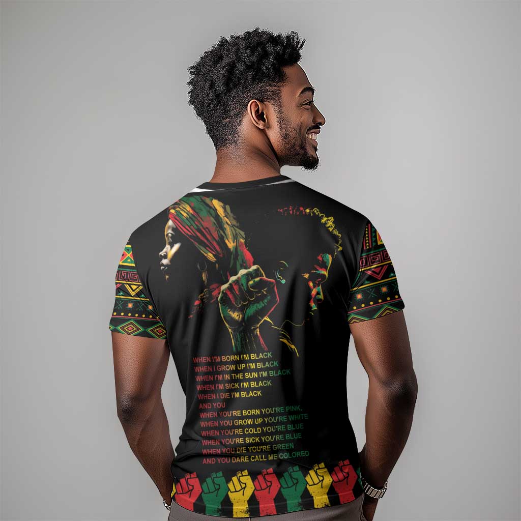 When I'm Born I'm Black T shirt Black History Black Month LT9