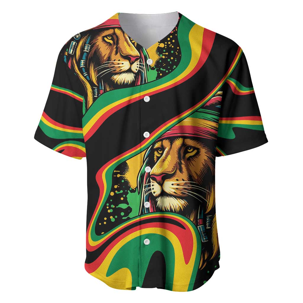Proud Afro-Jamaicans Rasta Lion Baseball Jersey Reggae My Soul LT9