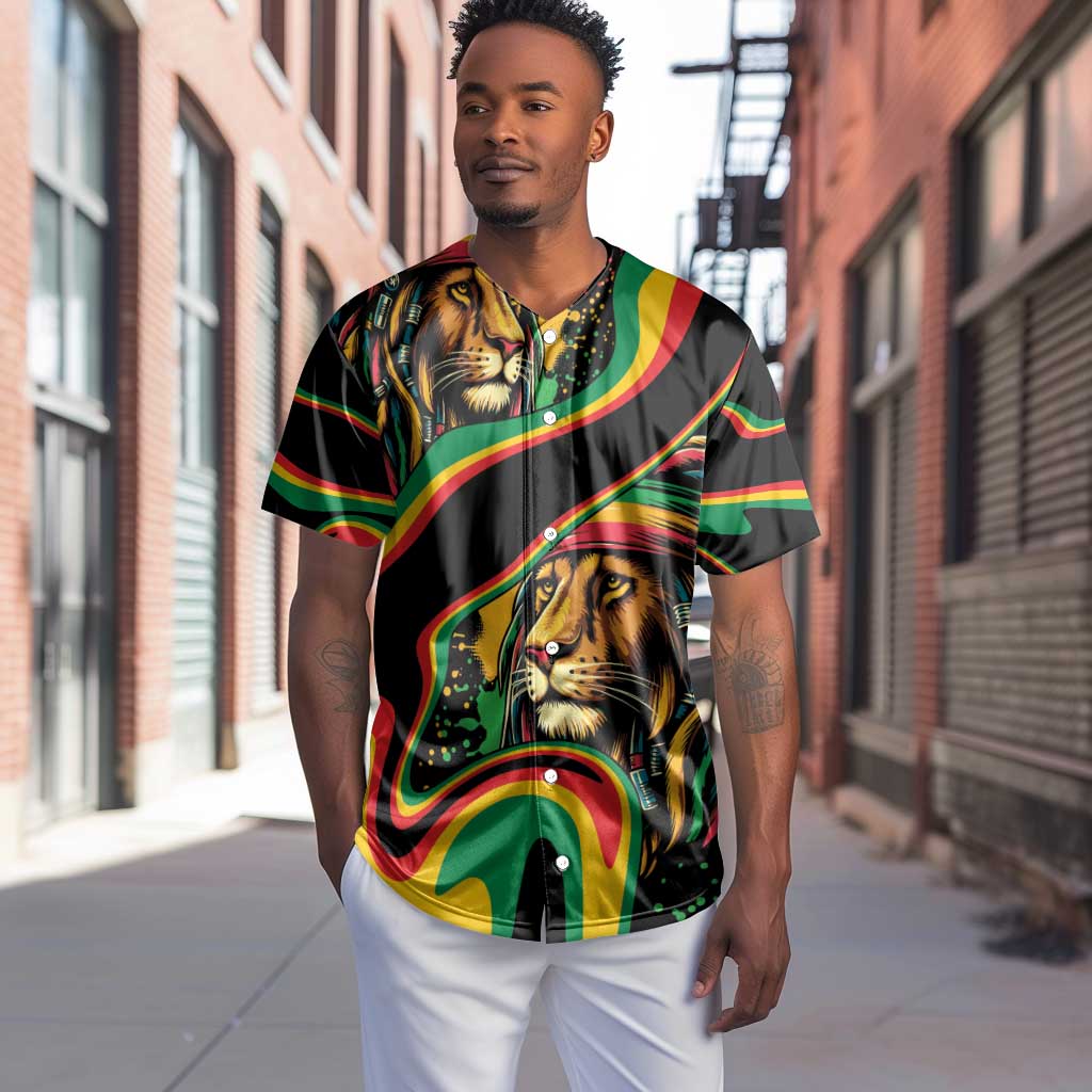 Proud Afro-Jamaicans Rasta Lion Baseball Jersey Reggae My Soul LT9