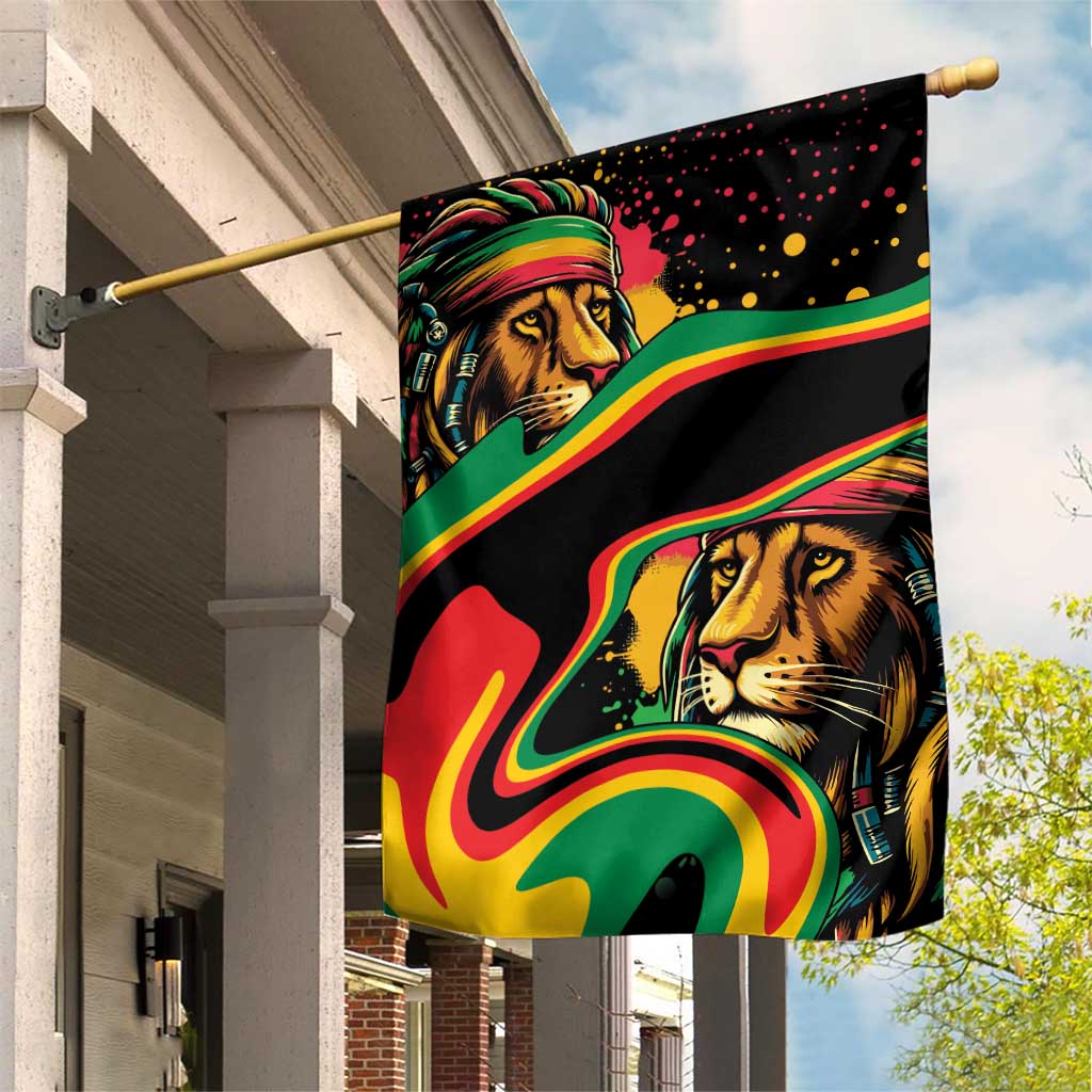 Proud Afro-Jamaicans Rasta Lion Garden Flag Reggae My Soul LT9