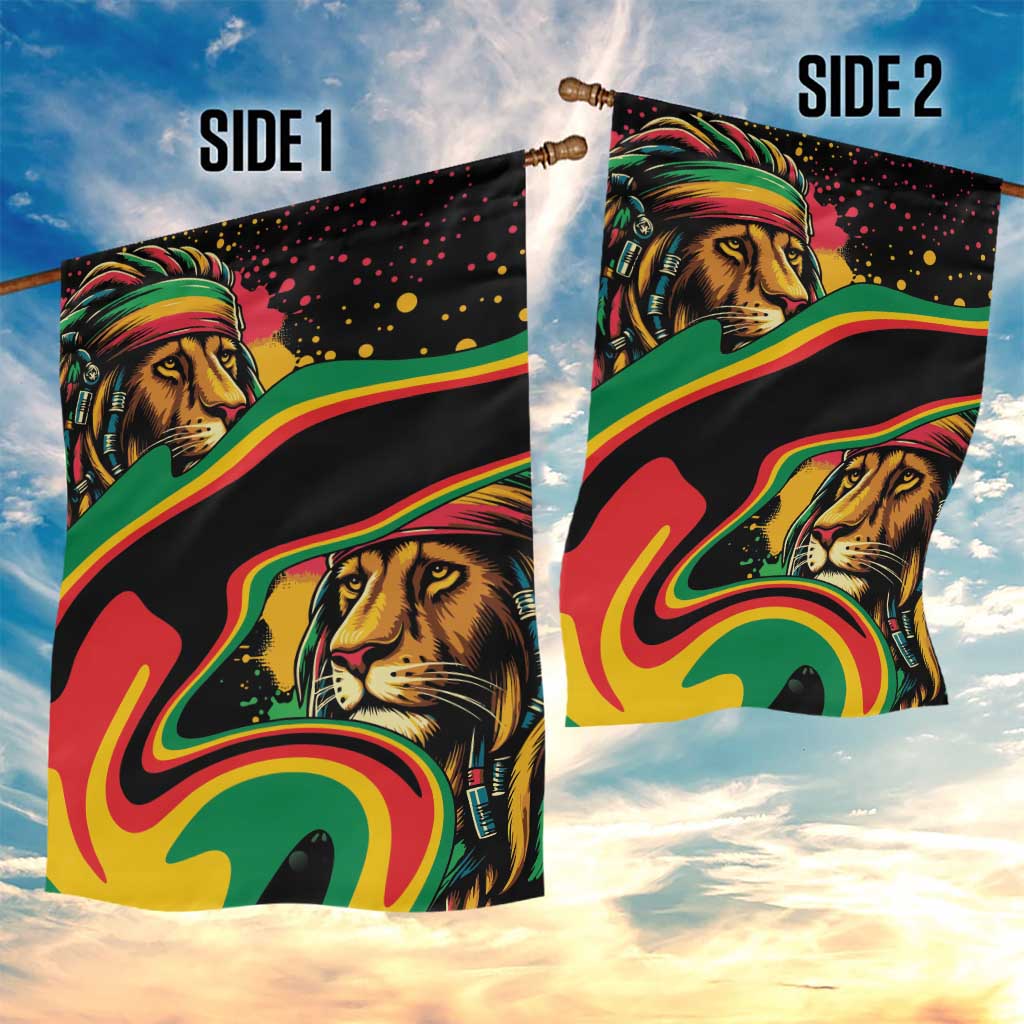 Proud Afro-Jamaicans Rasta Lion Garden Flag Reggae My Soul LT9