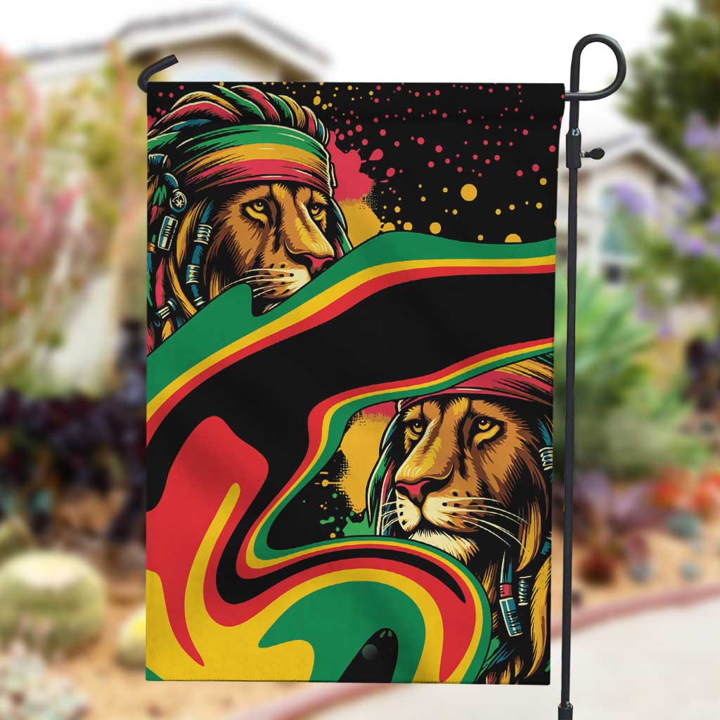Proud Afro-Jamaicans Rasta Lion Garden Flag Reggae My Soul LT9