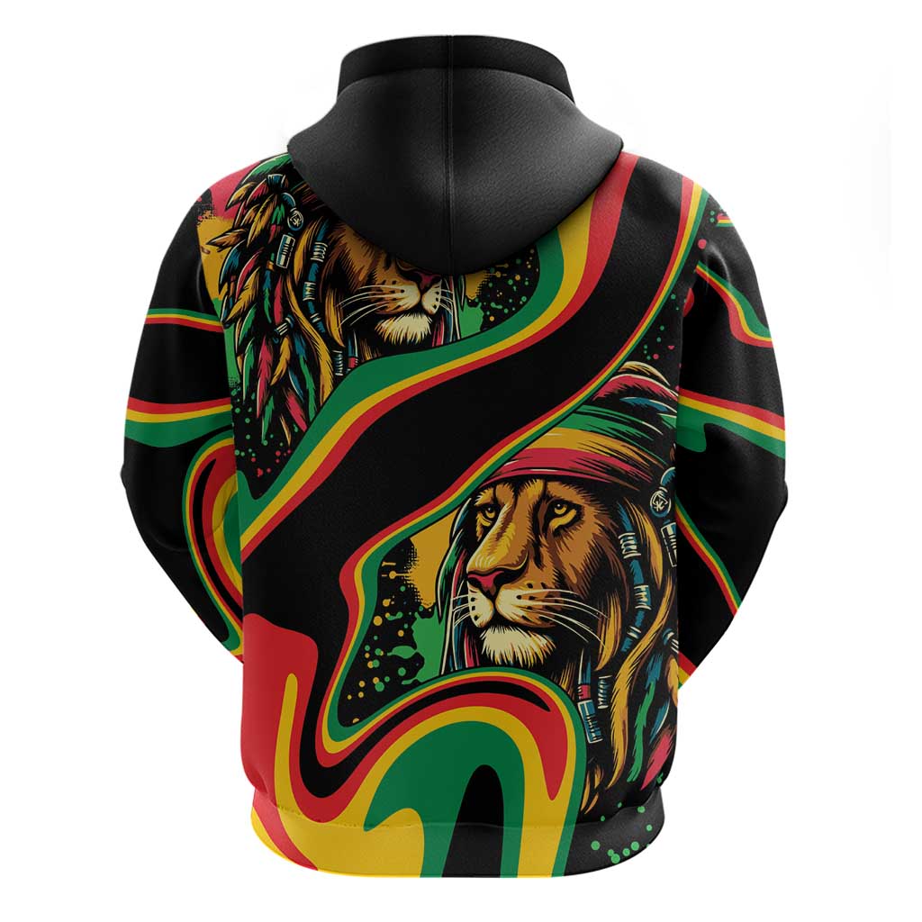 Rastafarian Lion Proud of Jamaica Hoodie Reggae My Soul LT9