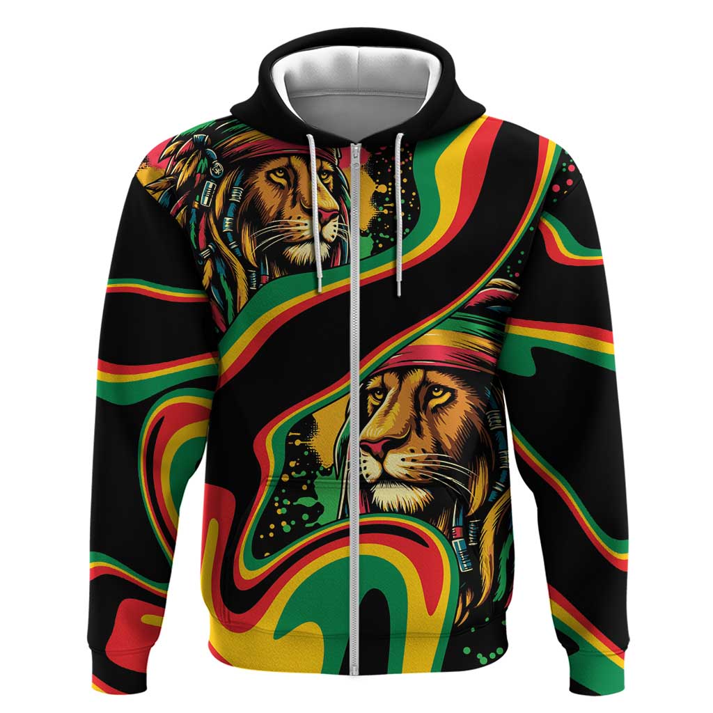 Rastafarian Lion Proud of Jamaica Hoodie Reggae My Soul LT9