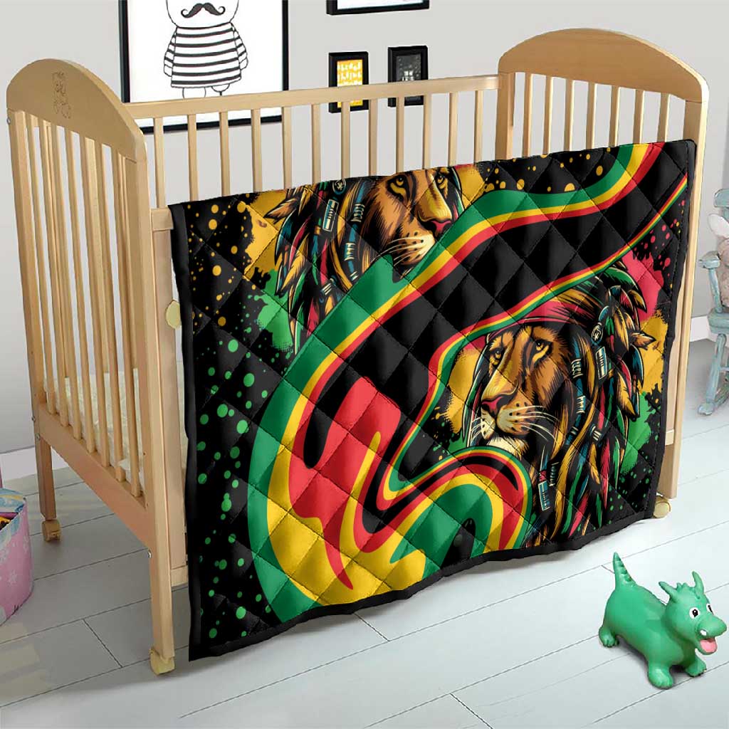 Proud Afro-Jamaicans Rasta Lion Quilt Reggae My Soul LT9