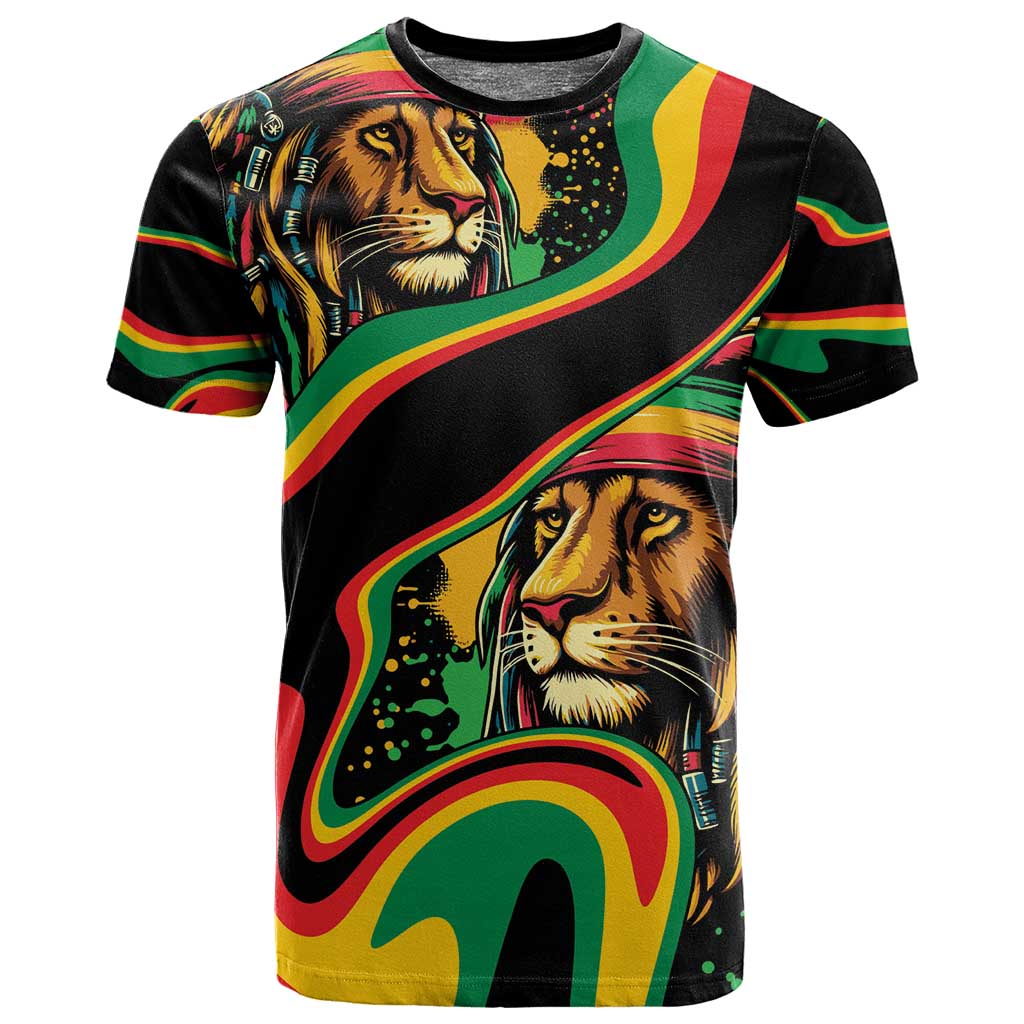 Proud Afro-Jamaicans Rasta Lion T shirt Reggae My Soul LT9