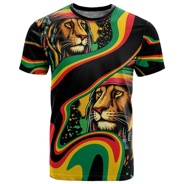 Proud Afro-Jamaicans Rasta Lion T shirt Reggae My Soul LT9