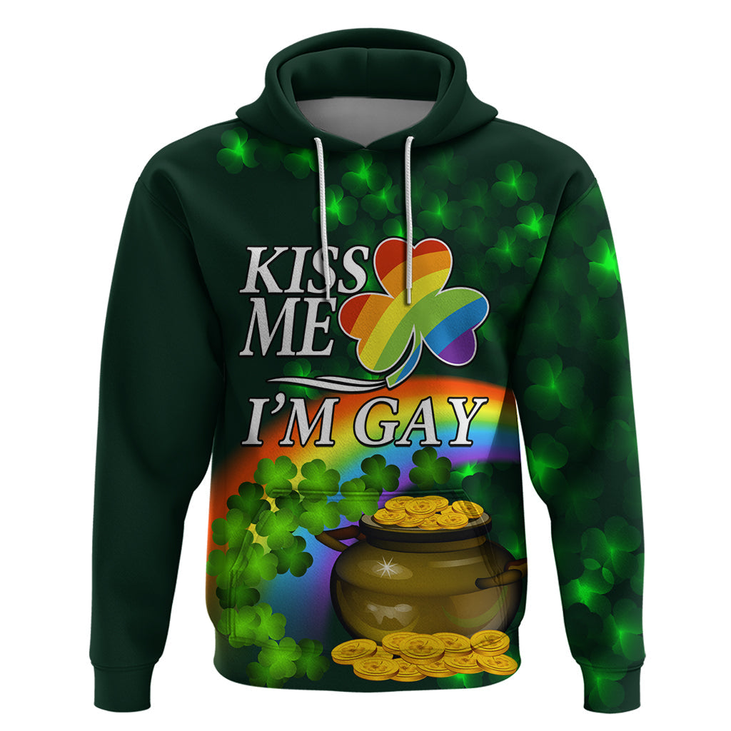 Kiss Me I'm Gay St Patricks Day Hoodie LT9