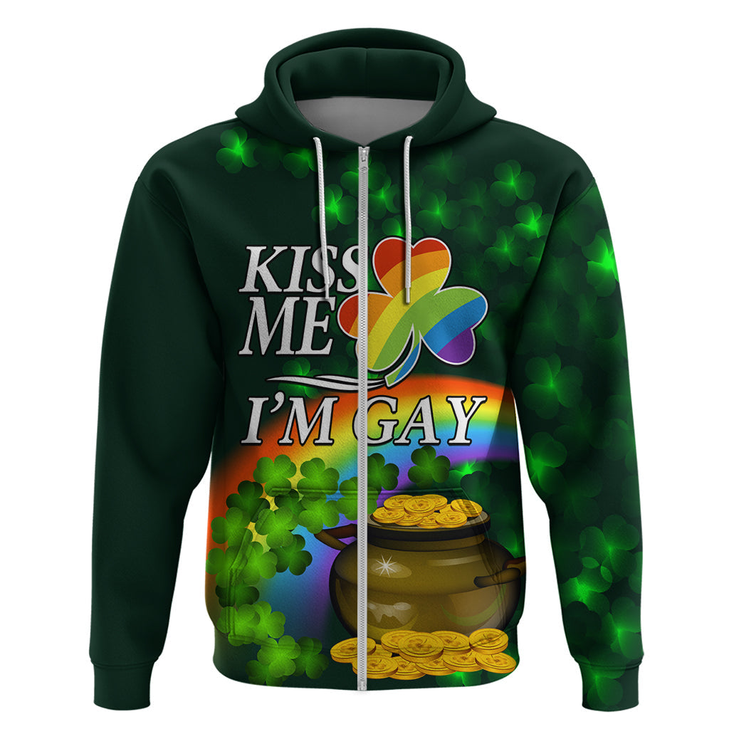 Kiss Me I'm Gay St Patricks Day Hoodie LT9
