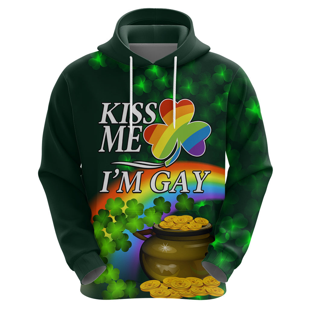 Kiss Me I'm Gay St Patricks Day Hoodie LT9