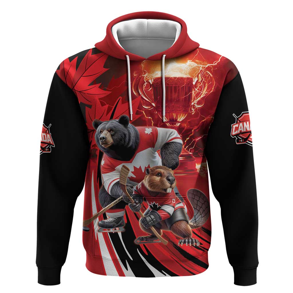 Canada Ice Hockey Champions Personalized Hoodie Proud Member of the Eh Team LT9