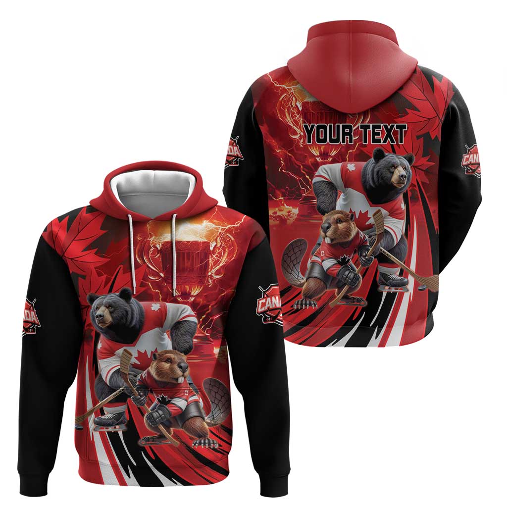 Canada Ice Hockey Champions Personalized Hoodie Proud Member of the Eh Team LT9