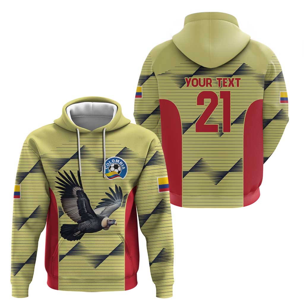 Colombia Football Custom Hoodie Los Cafeteros Andean Condor LT9
