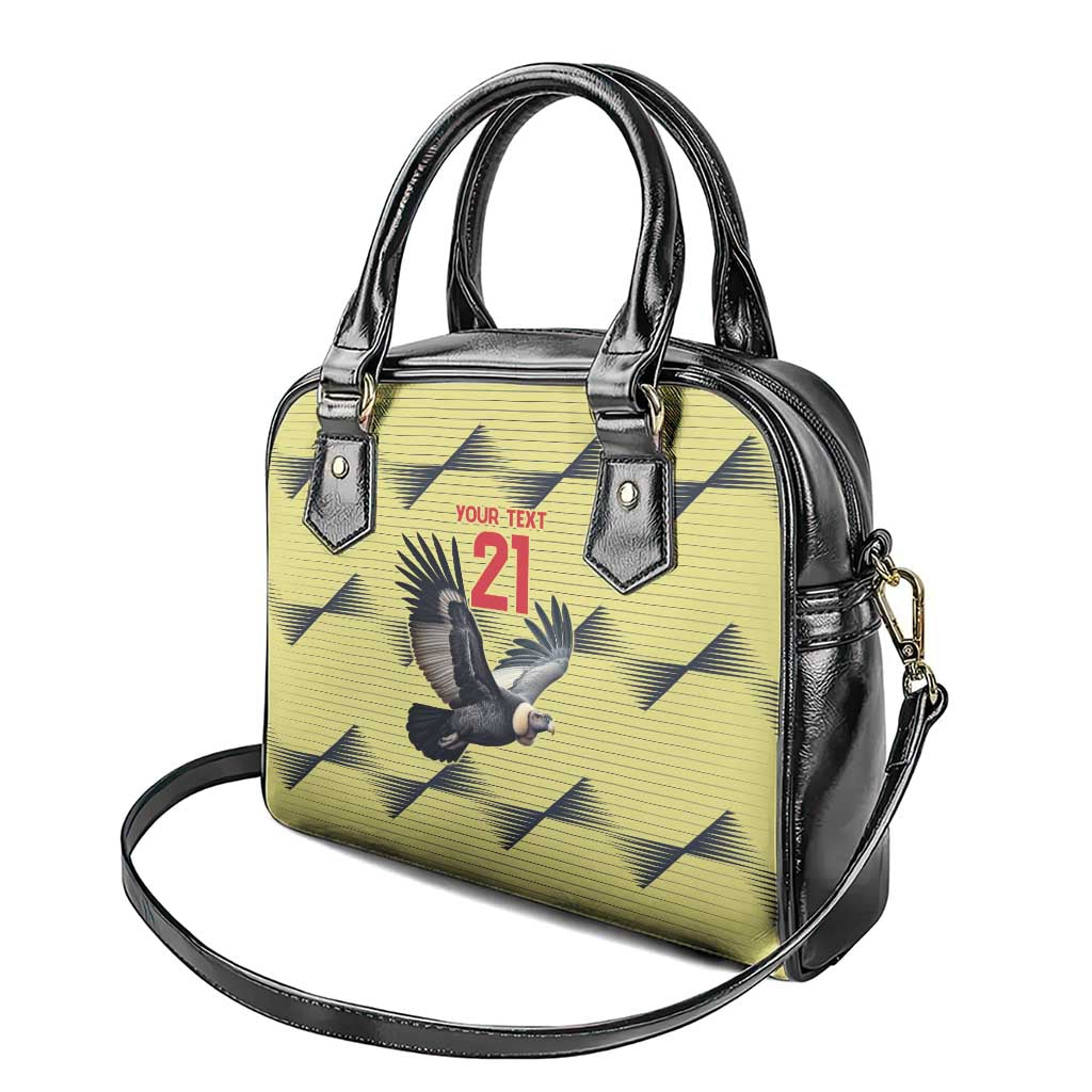 Colombia Football Custom Shoulder Handbag Los Cafeteros Andean Condor LT9