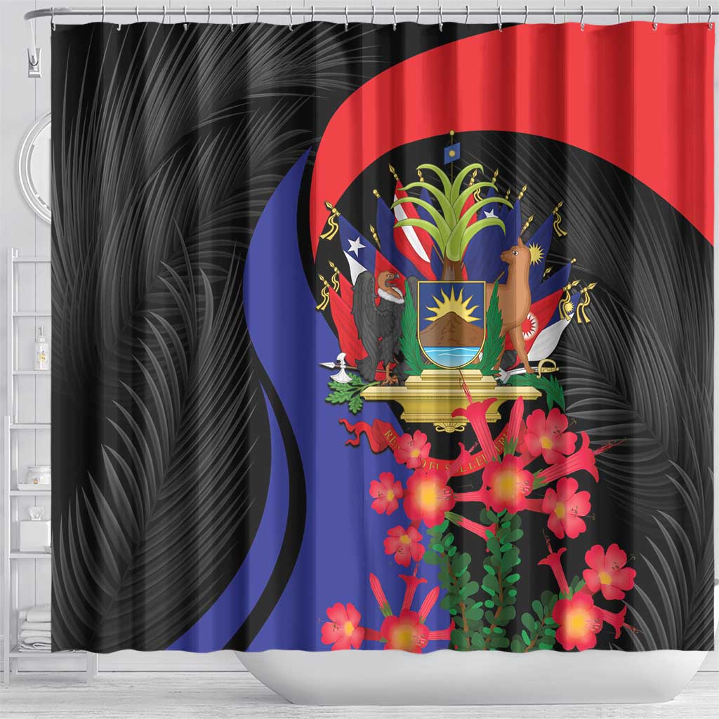 Peru Coat of Arms Shower Curtain First Version 1821 - 1825 LT9