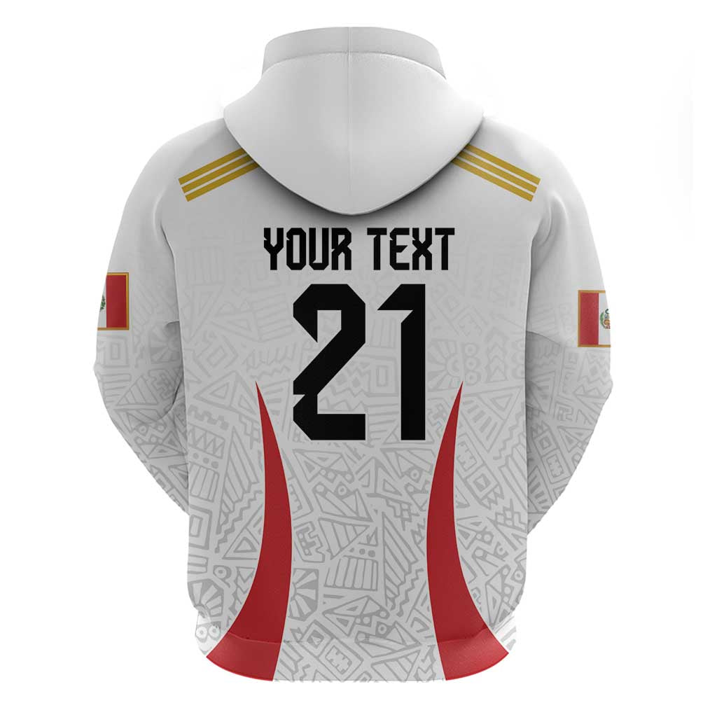 Peru Football Custom Hoodie La Bicolor Arriba Peru LT9