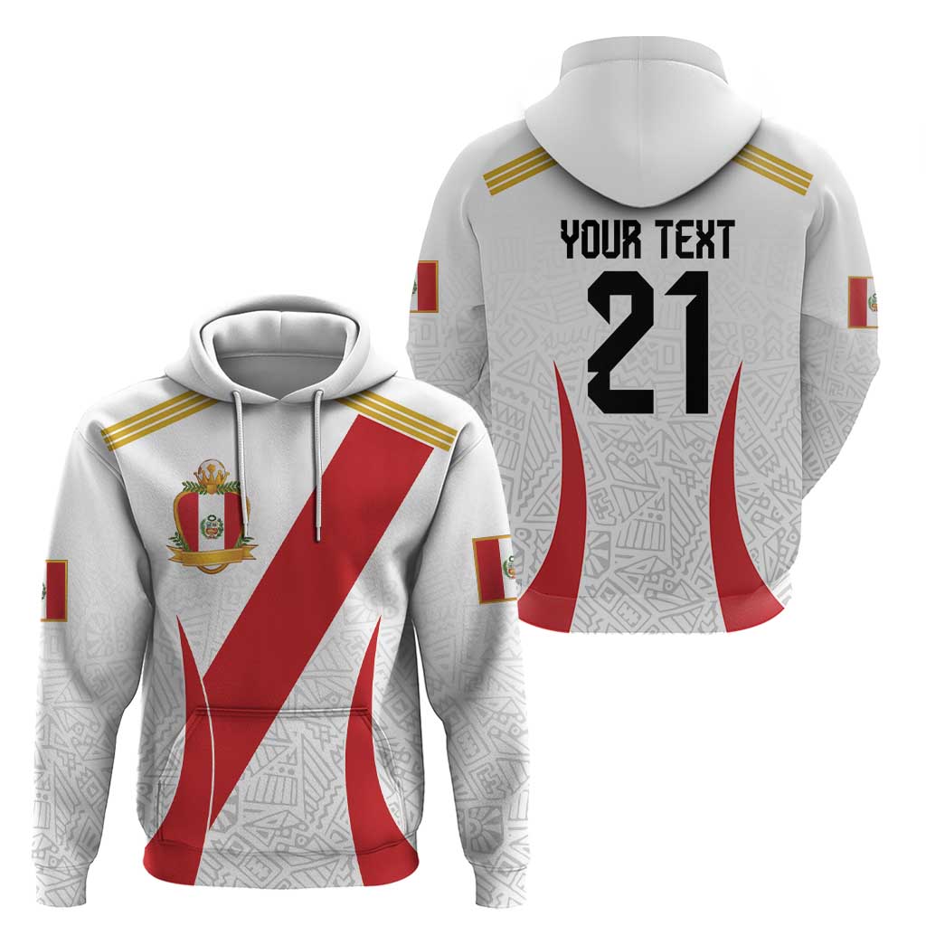 Peru Football Custom Hoodie La Bicolor Arriba Peru LT9