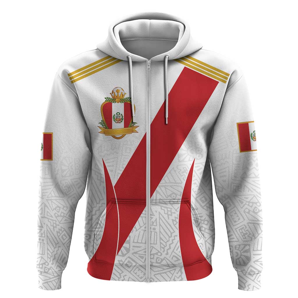 Peru Football Custom Hoodie La Bicolor Arriba Peru LT9